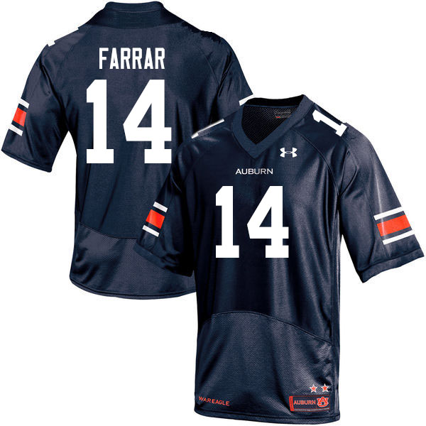 Men #14 Zach Farrar Auburn Tigers College Football Jerseys Sale-Navy - Click Image to Close